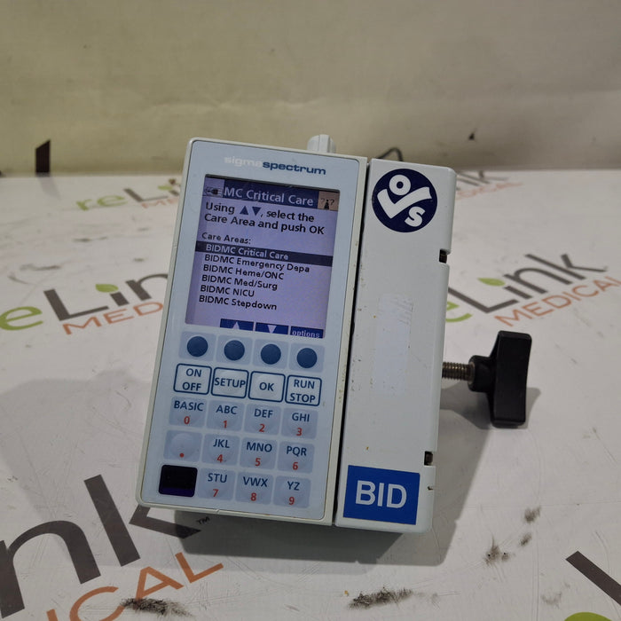 Baxter Sigma Spectrum 6.05.13 with B/G Battery Infusion Pump