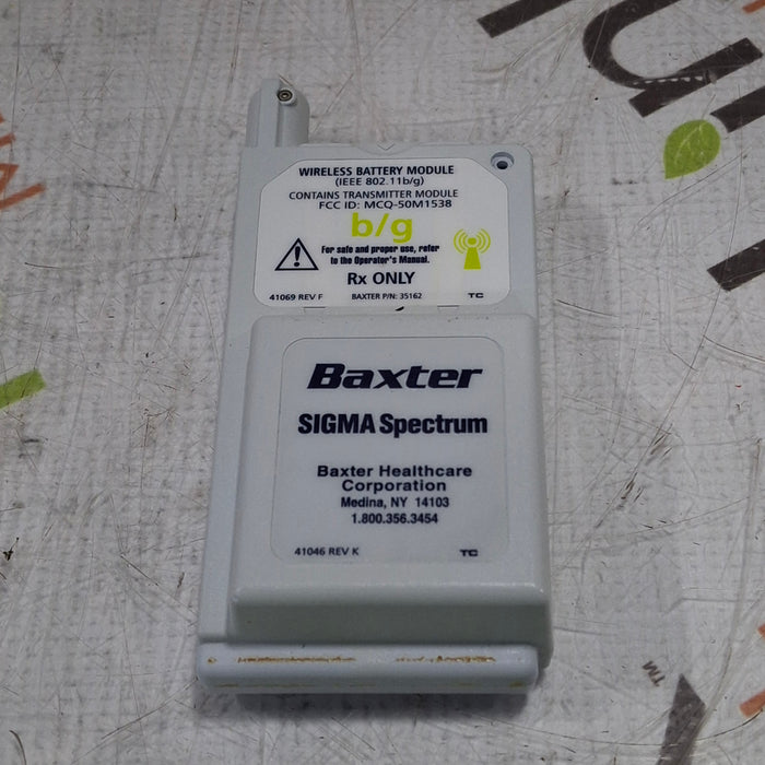 Baxter Sigma Spectrum 6.05.13 with B/G Battery Infusion Pump