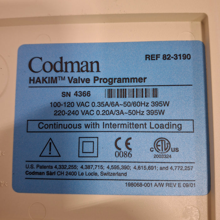 Codman HAKIM Valve Programmer