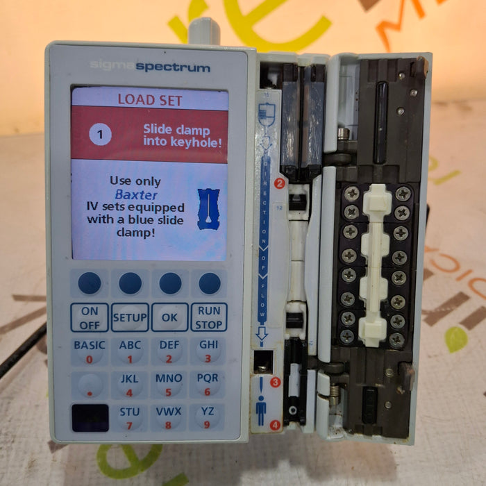 Baxter Sigma Spectrum 6.05.13 with B/G Battery Infusion Pump