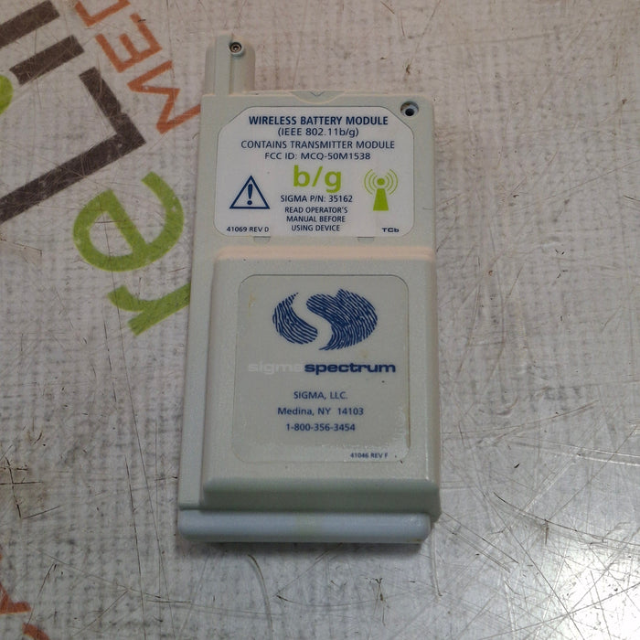 Baxter Sigma Spectrum 6.05.13 with B/G Battery Infusion Pump