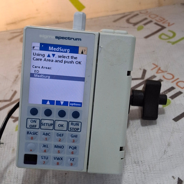 Baxter Sigma Spectrum 6.05.14 with B/G Battery Infusion Pump