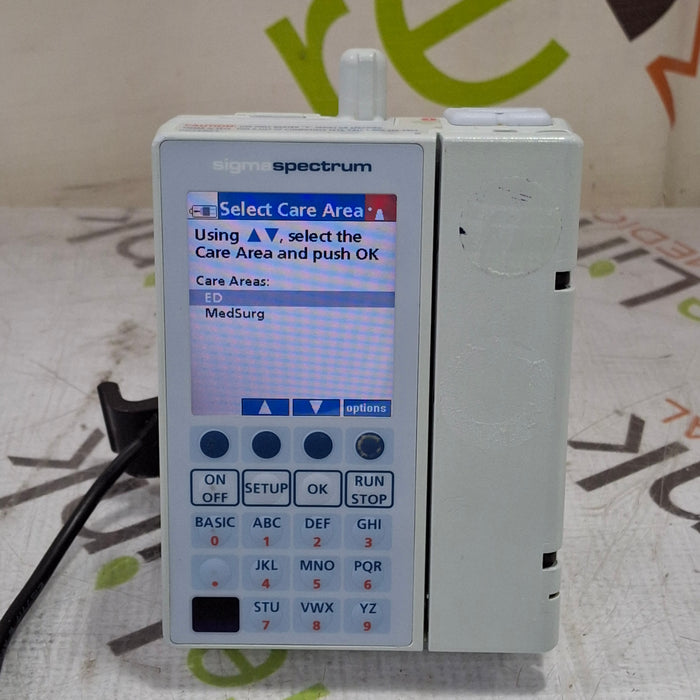 Baxter Sigma Spectrum 6.05.14 with B/G Battery Infusion Pump