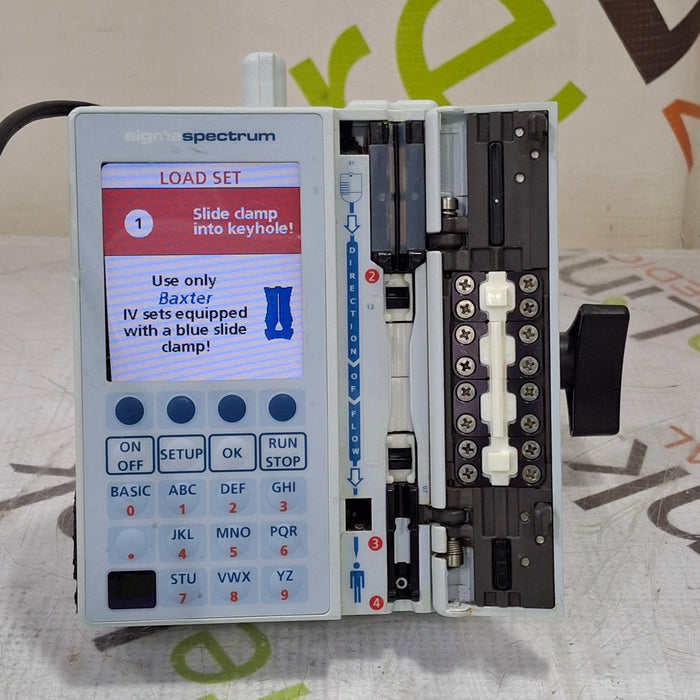 Baxter Sigma Spectrum 6.05.14 with B/G Battery Infusion Pump