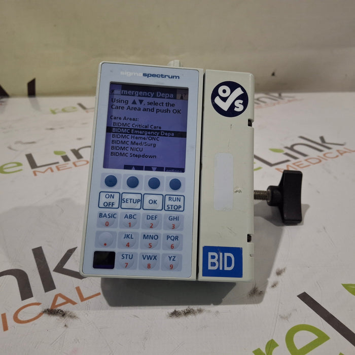 Baxter Sigma Spectrum 6.05.13 with B/G Battery Infusion Pump