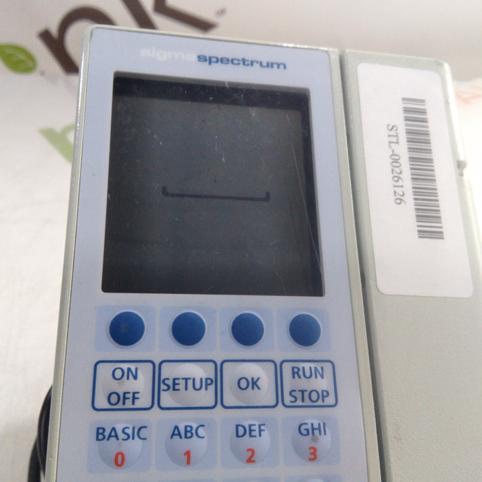 Baxter Sigma Spectrum 6.02.07 with B/G Battery Infusion Pump