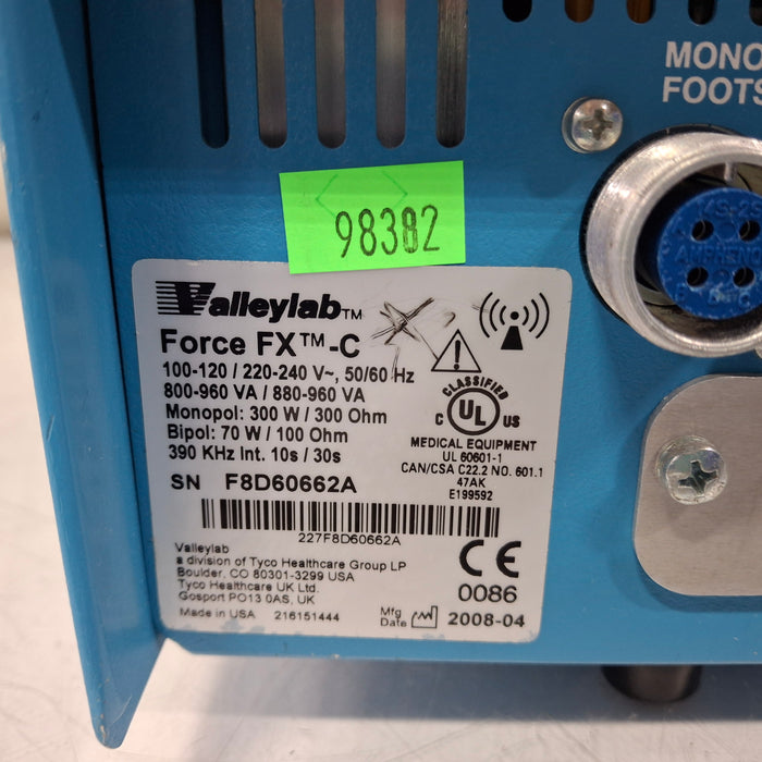 Covidien Valleylab Force FX-C Electrosurgical Generator