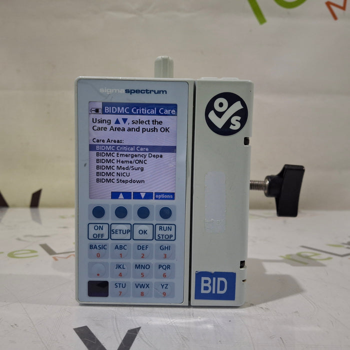 Baxter Sigma Spectrum 6.05.13 with B/G Battery Infusion Pump