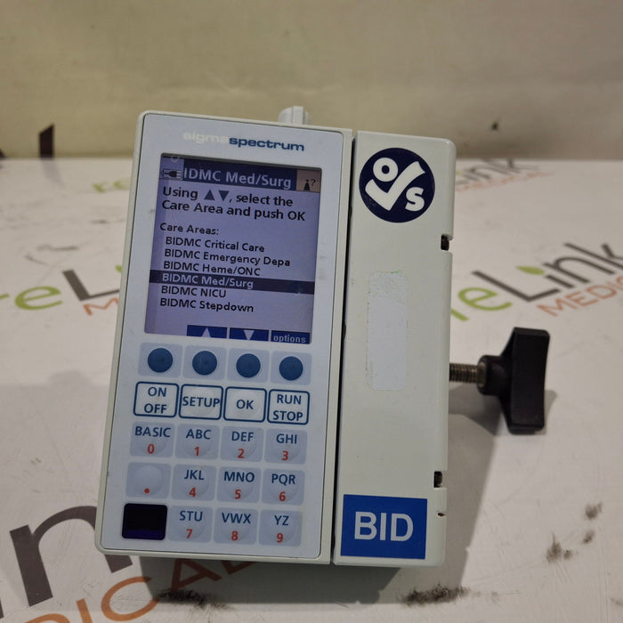 Baxter Sigma Spectrum 6.05.13 with B/G Battery Infusion Pump