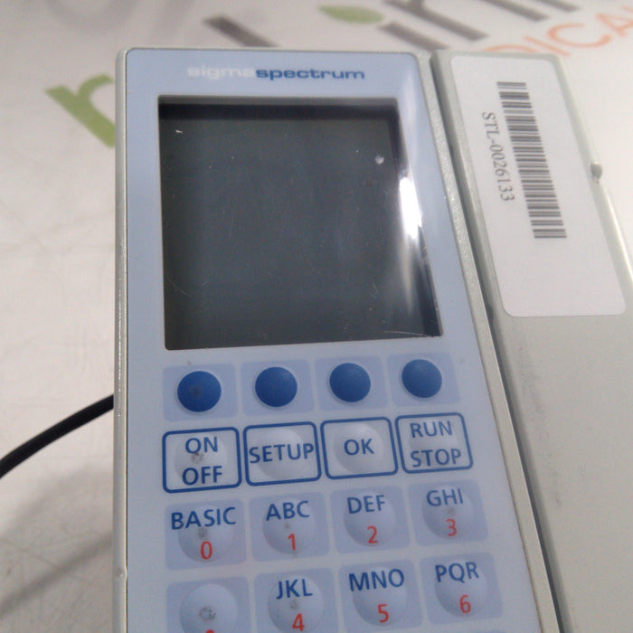 Baxter Sigma Spectrum 6.02.07 with B/G Battery Infusion Pump