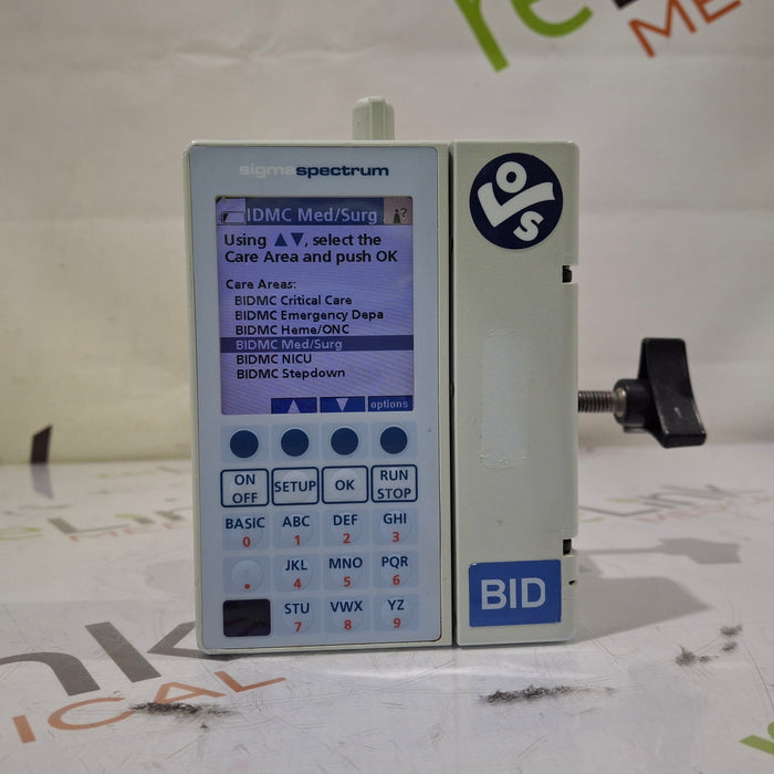 Baxter Sigma Spectrum 6.05.13 with B/G Battery Infusion Pump