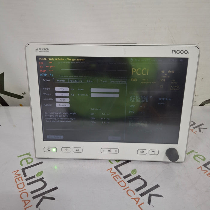 Pulsion Medical Systems Picco2 Patient monitor