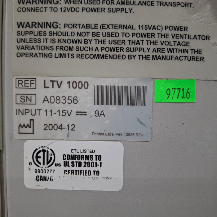 CareFusion LTV 1000 Ventilator