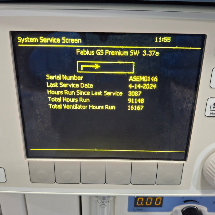 Draeger Medical Fabius GS Premium Anesthesia Machine