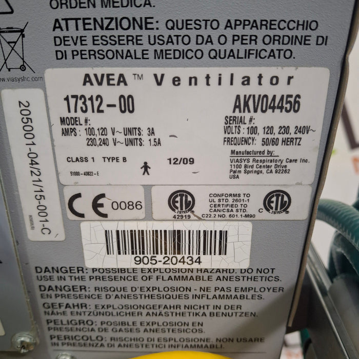 CareFusion Avea Ventilator