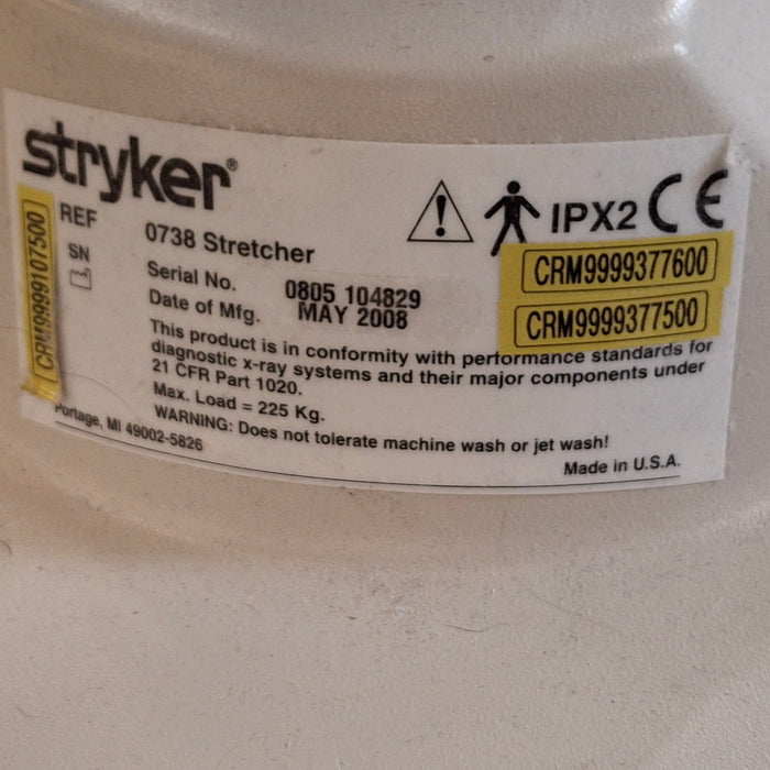 Stryker 0738 Stretcher