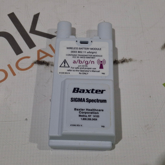 Baxter Sigma Spectrum 35195 A/B/G/N Battery