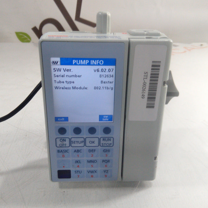 Baxter Sigma Spectrum 6.02.07 with B/G Battery Infusion Pump