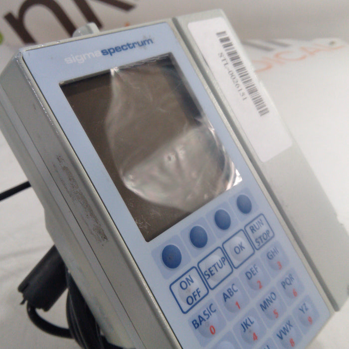 Baxter Sigma Spectrum 6.02.07 with B/G Battery Infusion Pump