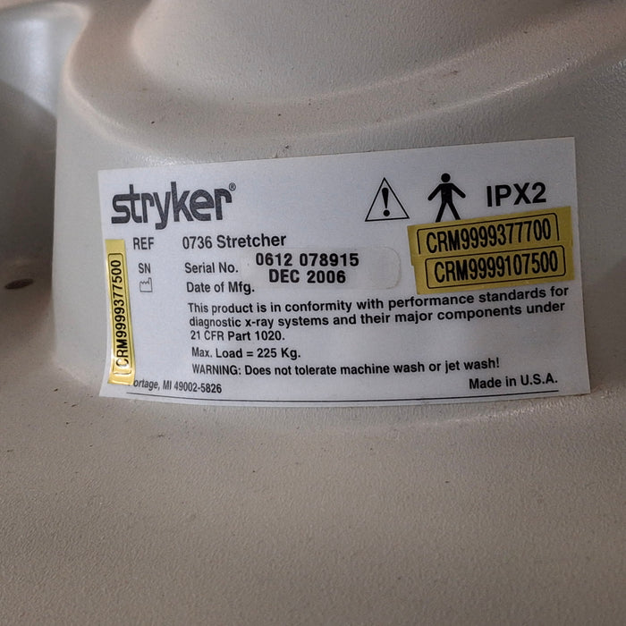 Stryker 736 Transport Stretcher