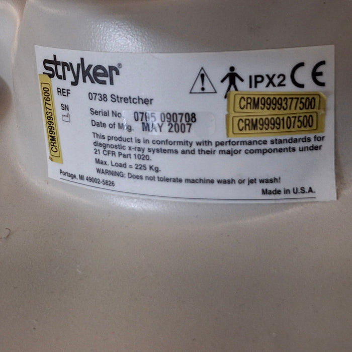 Stryker 0738 Stretcher