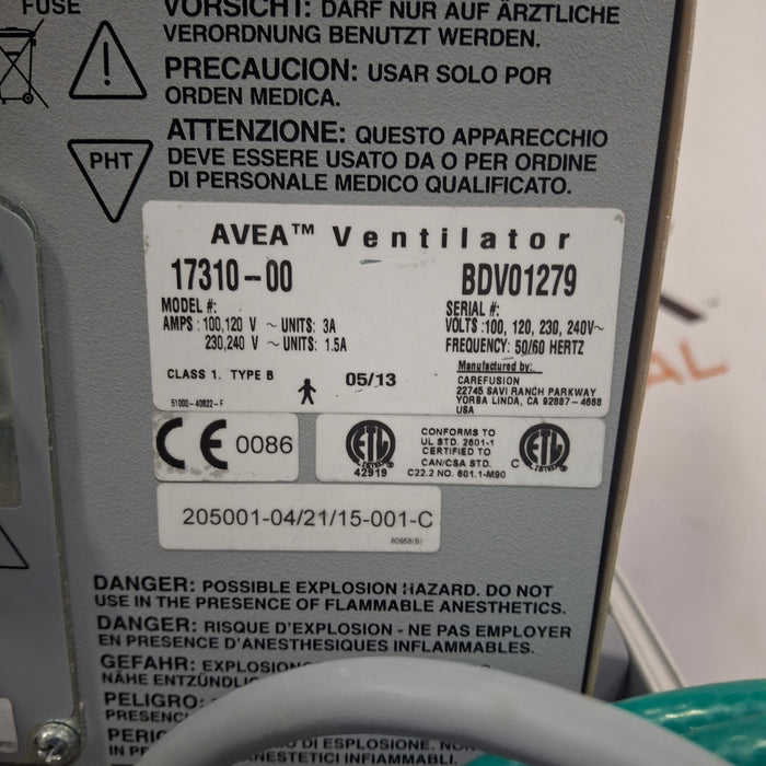 CareFusion Avea Ventilator
