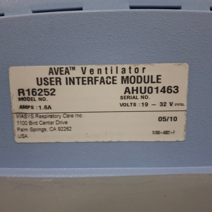 CareFusion CareFusion Avea Ventilator Respiratory reLink Medical