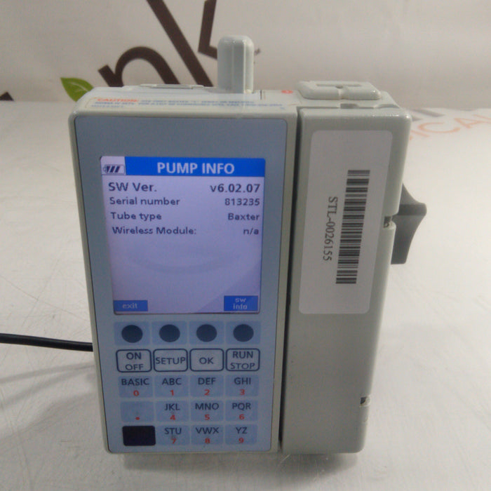 Baxter Sigma Spectrum 6.02.07 with B/G Battery Infusion Pump