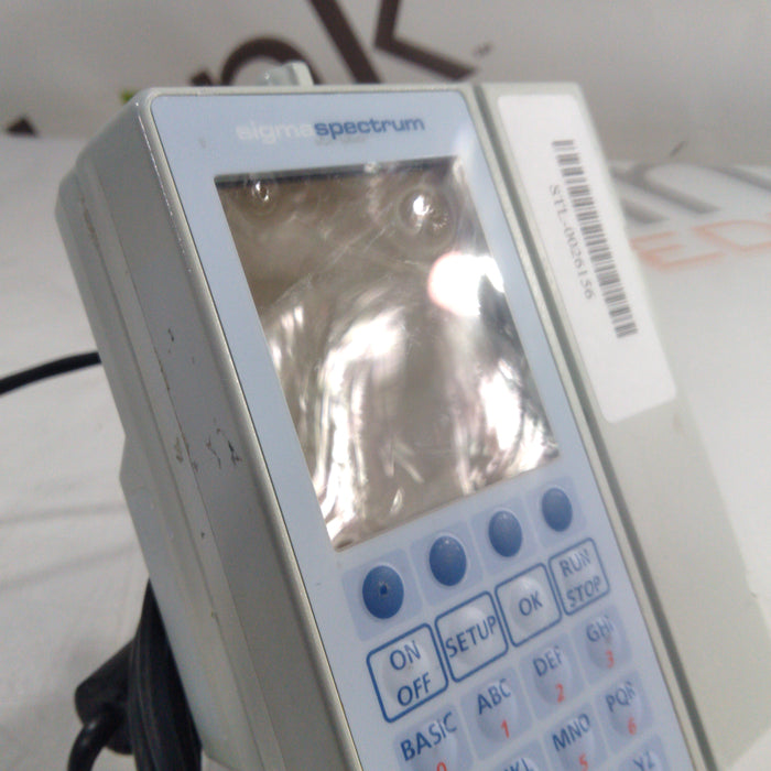 Baxter Sigma Spectrum 6.02.07 with B/G Battery Infusion Pump