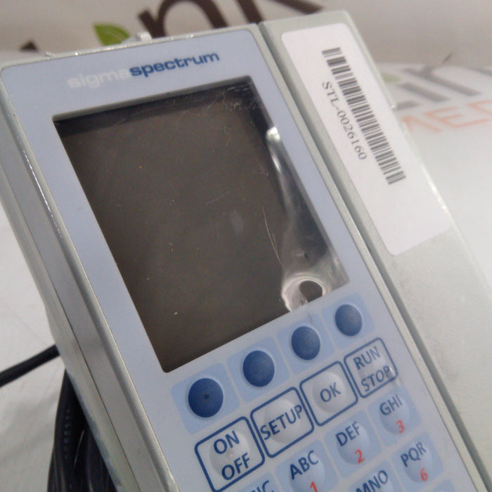 Baxter Sigma Spectrum 6.02.07 with B/G Battery Infusion Pump