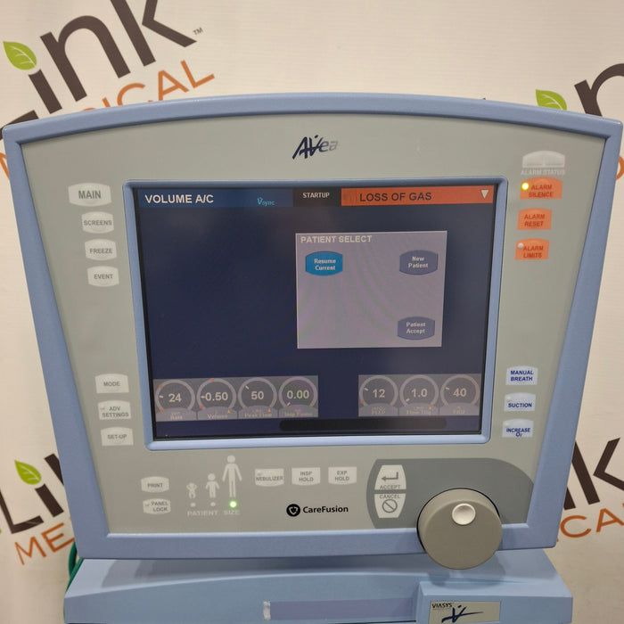 CareFusion CareFusion Avea Ventilator Respiratory reLink Medical