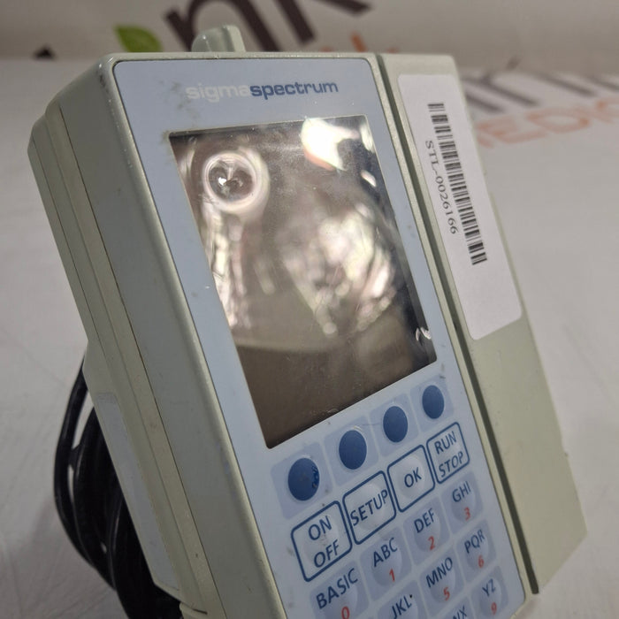 Baxter Sigma Spectrum 6.02.07 with B/G Battery Infusion Pump