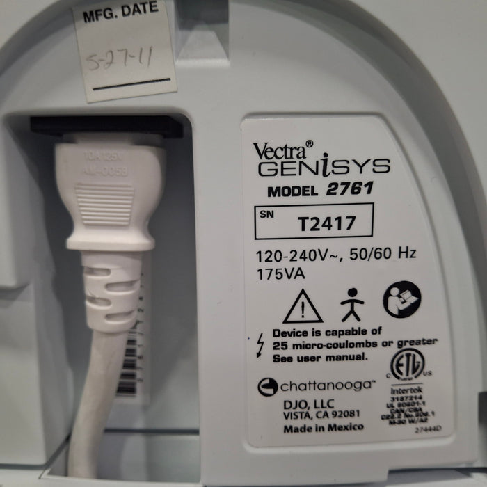 Chattanooga Group Chattanooga Group Vectra Genisys 2761 2-Channel Ultrasound Combo Unit Fitness and Rehab Equipment reLink Medical