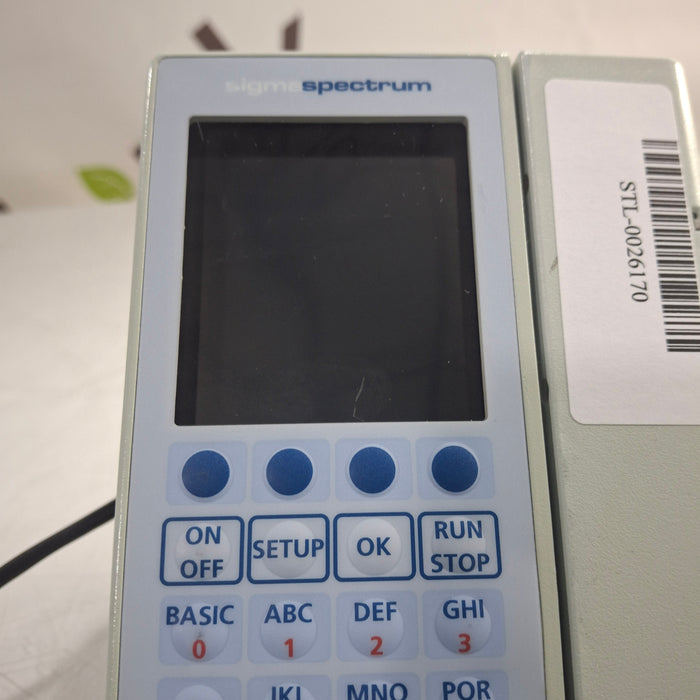 Baxter Sigma Spectrum 6.02.07 with B/G Battery Infusion Pump