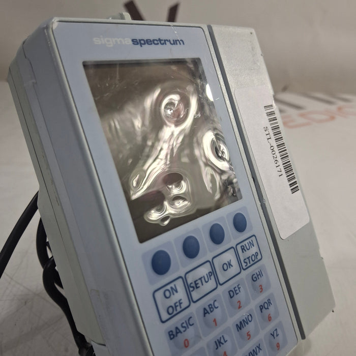 Baxter Sigma Spectrum 6.02.07 with B/G Battery Infusion Pump