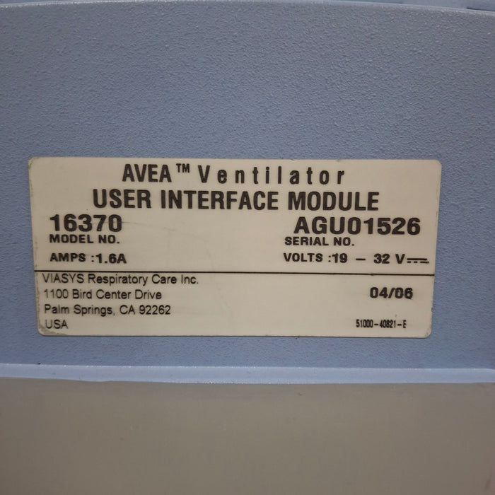 CareFusion Avea Ventilator