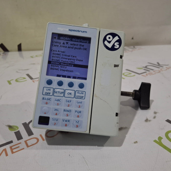 Baxter Sigma Spectrum 6.05.13 with B/G Battery Infusion Pump