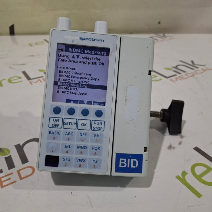 Baxter Sigma Spectrum 6.05.13 with A/B/G/N Battery Infusion Pump