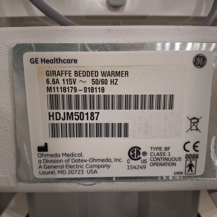 Datex-Ohmeda Giraffe Omnibed Infant Incubator/Warmer