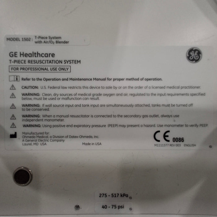 GE Healthcare Panda IRES Infant Warmer