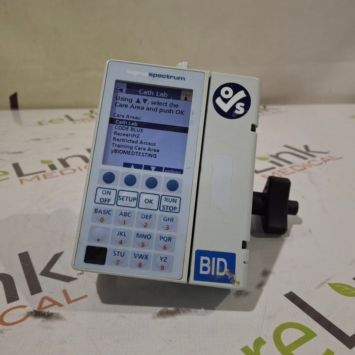 Baxter Sigma Spectrum 6.05.13 with B/G Battery Infusion Pump