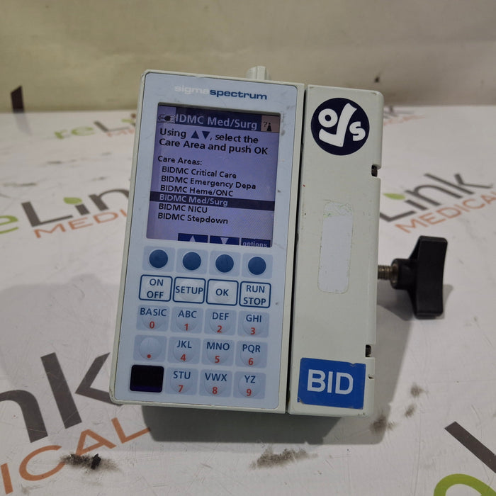 Baxter Sigma Spectrum 6.05.13 with B/G Battery Infusion Pump