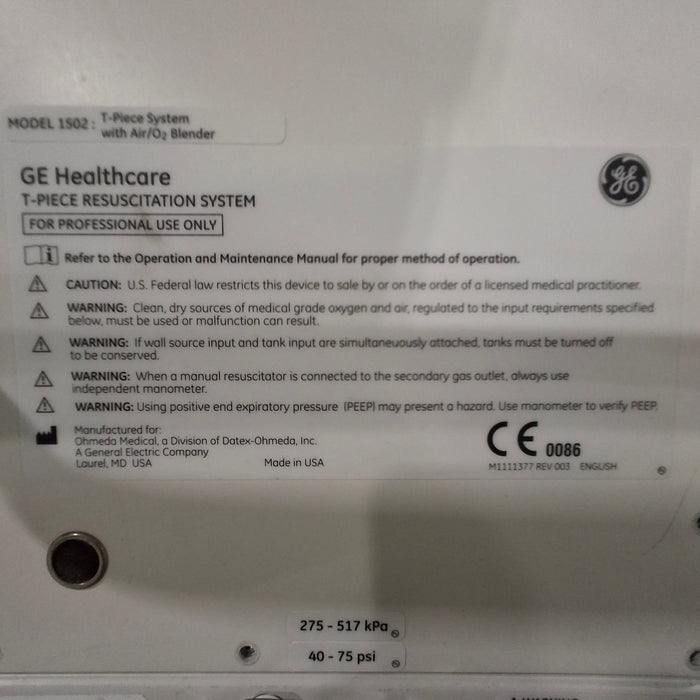 GE Healthcare Panda IRES Infant Warmer