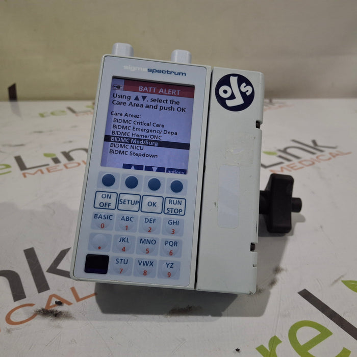 Baxter Sigma Spectrum 6.05.13 with A/B/G/N Battery Infusion Pump