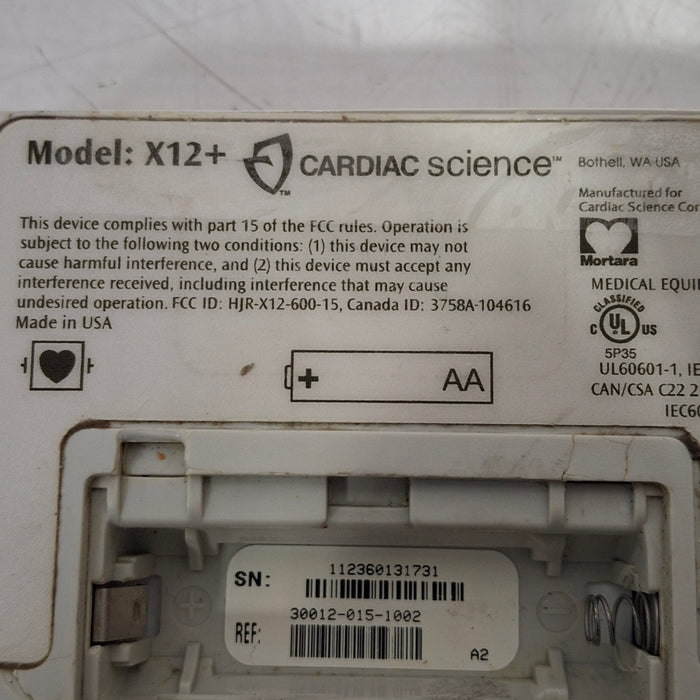 Cardiac Science X12+ Telemetry Transmitter