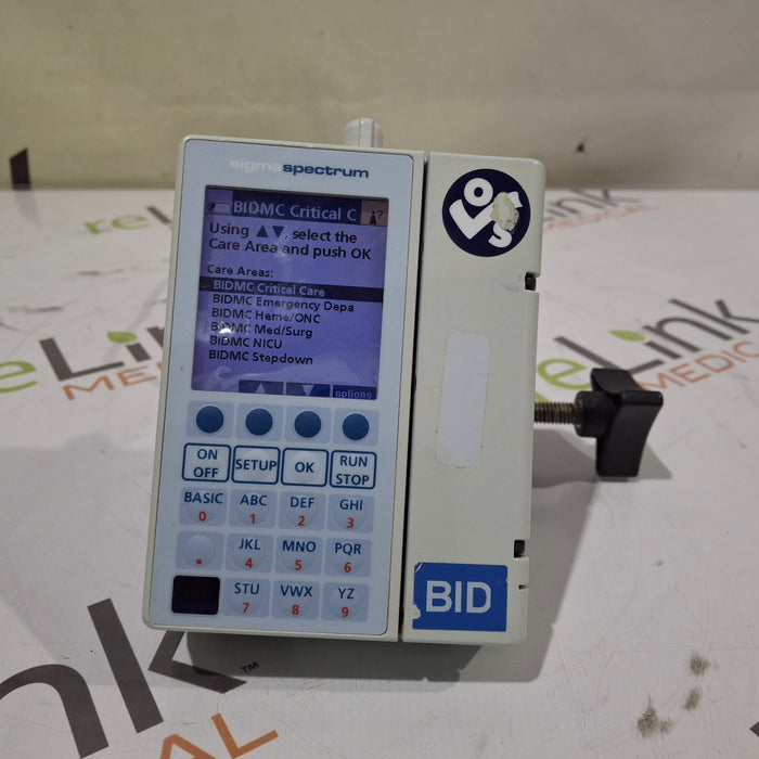 Baxter Sigma Spectrum 6.05.13 with B/G Battery Infusion Pump