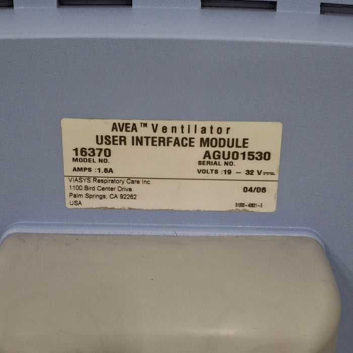 CareFusion CareFusion Avea Ventilator Respiratory reLink Medical