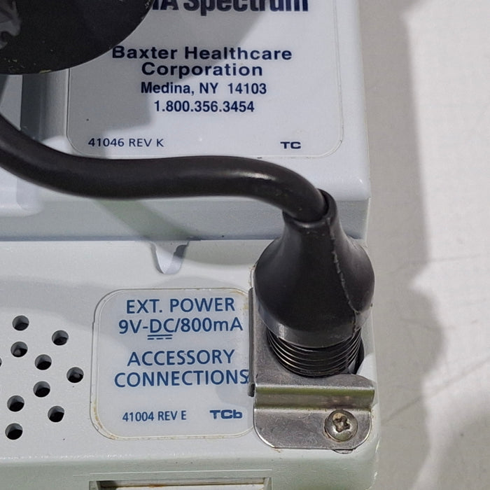 Baxter Sigma Spectrum 6.05.13 with A/B/G/N Battery Infusion Pump