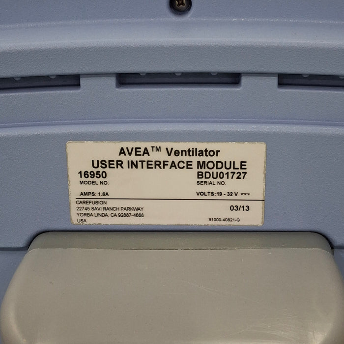 CareFusion CareFusion Avea Ventilator Respiratory reLink Medical