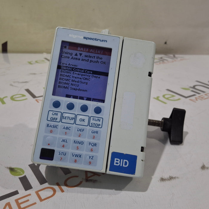 Baxter Sigma Spectrum 6.05.13 with B/G Battery Infusion Pump